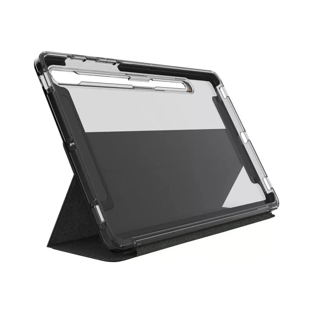 Gear4 Brompton ZAGG Folio Carrying Case Samsung Galaxy Tab S7 Galaxy Tab Smoke